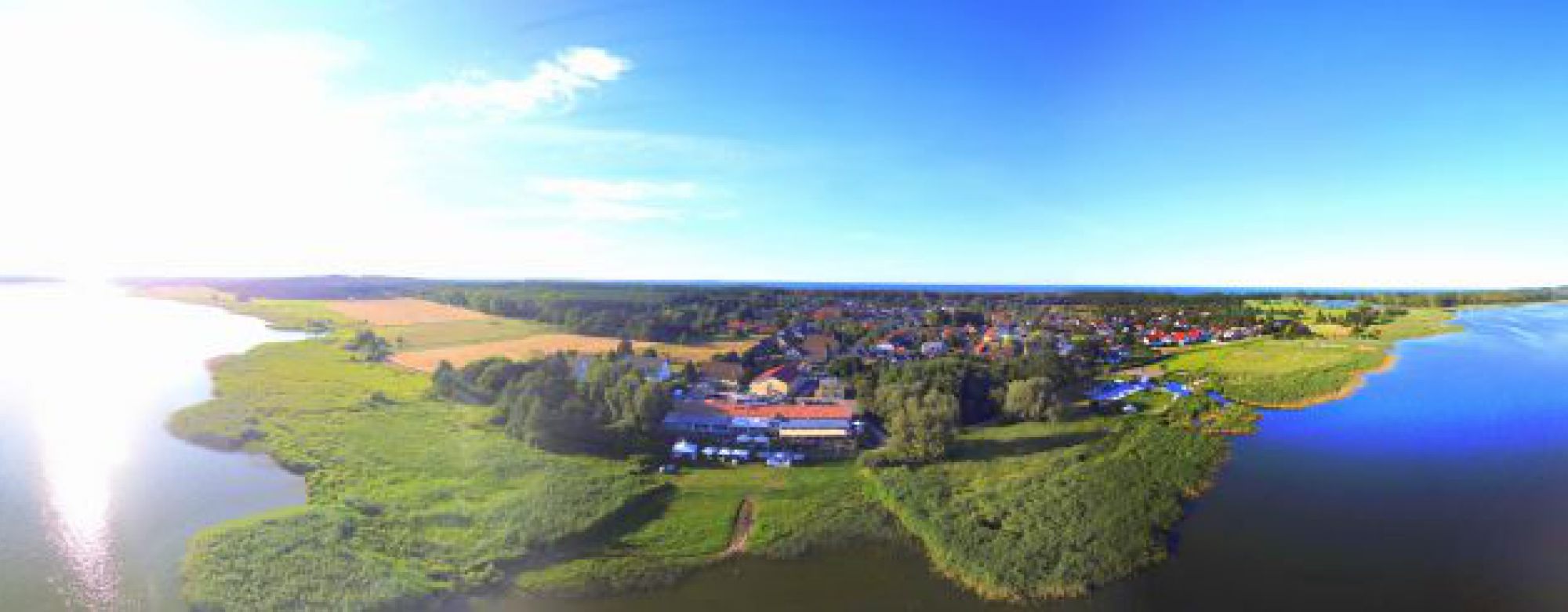 Inselhof VINETA - Luftaufnahme von einer Drohne